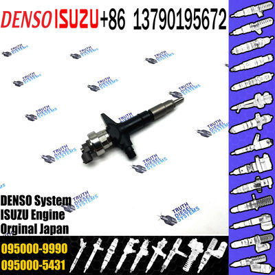 Construction Machinery Parts New diesel fuel injector truck engine spare parts 095000-9990 for ISUZU 4JJ1 injector