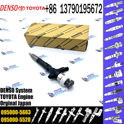 high quality diesel engine Fuel common rail injector 095000-5663 23670-39095/39096 23670-30050