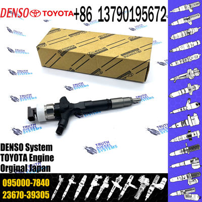 Common Rail Diesel Fuel Injector 23670-39305 095000-7840 For TOY0TA 1KD-FTV Engine