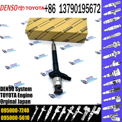 2AD-FTV Diesel Fuel Nozzle Injector 095000 7240 0950007240 Common Rail Injector 095000-7240 For Toyota