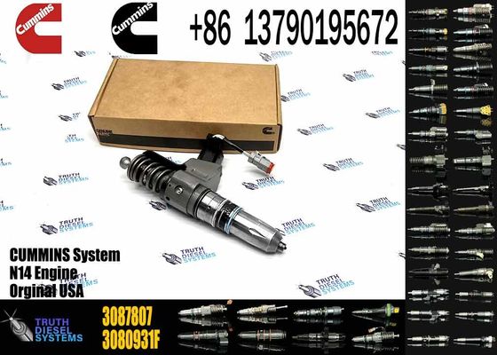 Diesel engine parts common rail fuel injector 3411764 3087733 3087807 for Cummins Engine N14