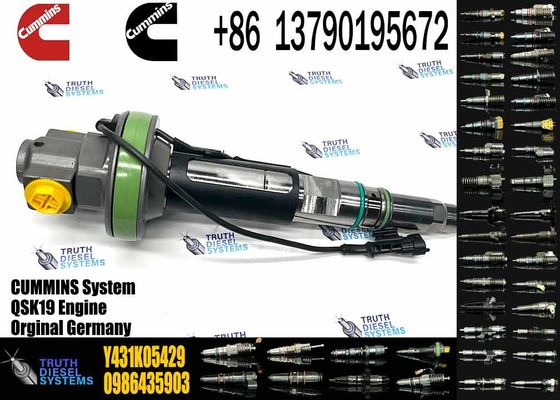 High Quality Common Rail Diesel Fuel Injector Y431K05429 4964170 For Cummins QSK19 QSK38 QSK60