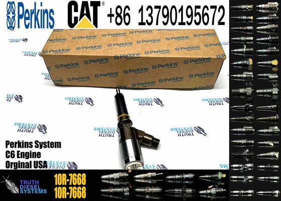 Fuel Injector 10R7668 10R-7668 Compatible with Caterpillar C6.6 Engine Excavator