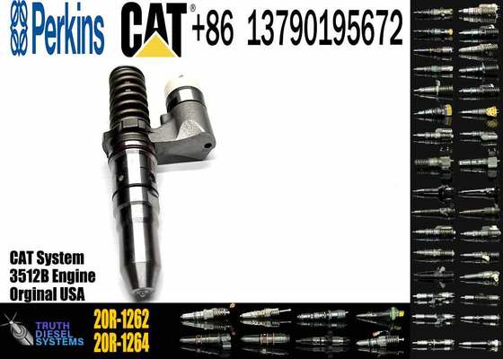 CAT Fuel Injector 392-0226 20R-1262 Common Rail Fuel Injector 392 0226 20R 1262 for Caterpillar 5130 5230 Diesel Engine Parts