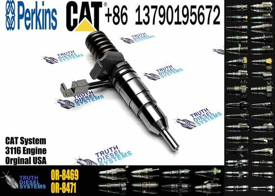 3116 Engine Diesel Common Rail Fuel Injector 0R-8469 0R8469 127-8225 1278225 for Caterpillar Excavator