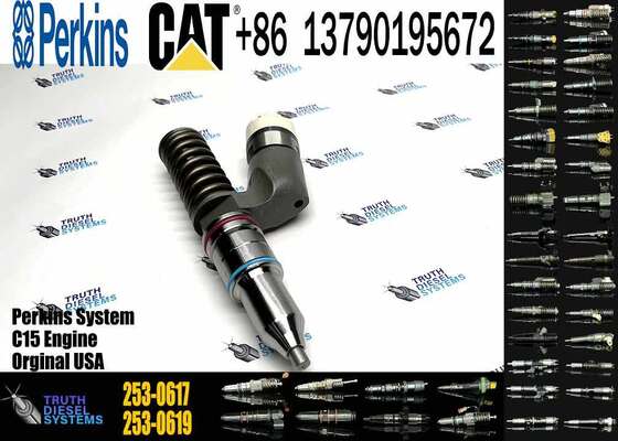 High Quality Diesel Injectors 253-0616 253-0615 253-0617 for Crawler Excavator C15/C18/C27/C13 Engines