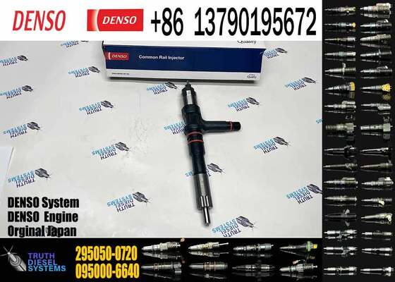 Fuel Injector 295050-0720 6252-11-3100 for SAA6D125E-6 SAA6D125E-7 Engine PC490-10 HM300-5 WA470-8 WA480-8 D85-18