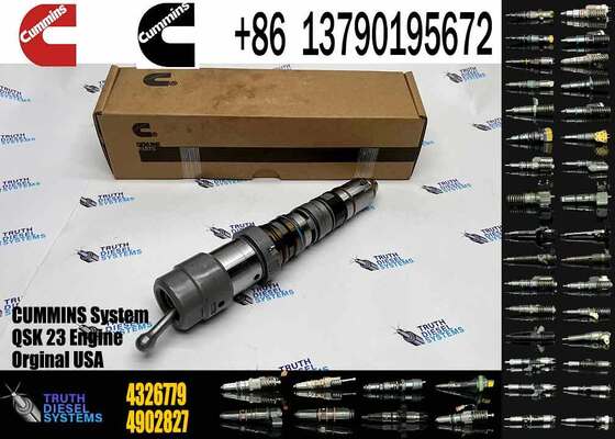 QSX60 Injector Excavator Engine Injectors 4326640 4326779 4326780