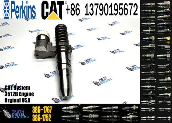 3512B Diesel Engine Parts Fuel Injector 386~1767 392-0208 2OR-1276 386-1760 for CAT C-aterpillar Construction Machinery