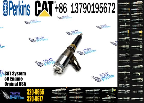 Common Rail Injector 320-0655 3200655 2645A751 Diesel Fuel Injector 2645A751 for C-A-T C6.6 Engine Excavator