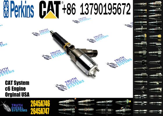 High Quality CAT 320D 323D C6.6 C4.4 Common Rail Diesel Engine Injectors 2645A746 320-0677 Fuel Injector for C-aterpillar Parts