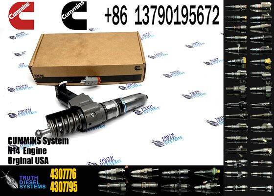 Common Rail Fuel Injector 3411765 3411766 3411767 4307516 4307776 4307795 for Sprayer Excavator N14 Injector Truck Parts