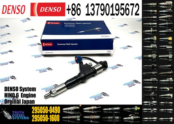 295050-0490 23670-E0220 Diesel Engine Parts Injector Fuel Injector Common Rail Injector Assy for H-ino E13C for Renault K9K700