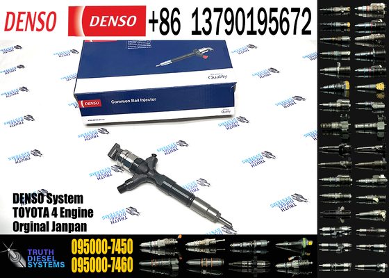 Injector Nozzle 095000-7450 Common Rail Injector 095000 7450 0950007450 for Toyota Hiace Dyna 3.0 d