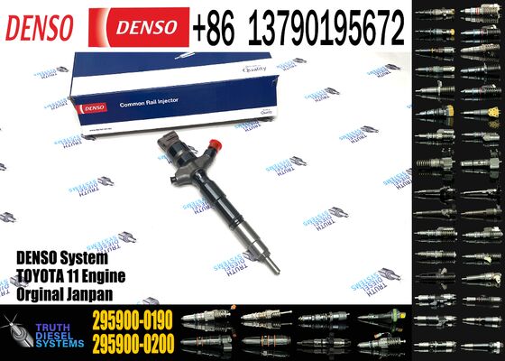 Original Diesel Fuel Engine Common Rail Injector 295900-0240 295900-0190 23670-30170 23670-39445 for Toyota 1KD Euro 5 Engine