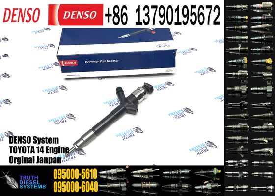 23670-0R010 Diesel Fuel Injector 095000-5610 for Toyota Avensis RAV4 2.2D 2AD-FTV Engine Common Rail Injection Valve