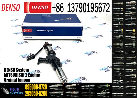 Auto Part Fuel Injector Nozzle 095000-9720 095000-9722 ME307488 for Denso Mitsubishi 6M60 Common Rail Injector Assy