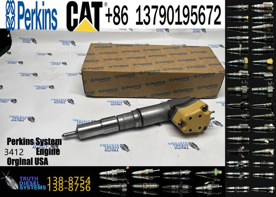 OEM 3412E 3408E Engine Fuel Injector 138-8754 159-0835 174-7527 232-1176 232-1175 174-7526 for TRUCK 771D 769D 775D