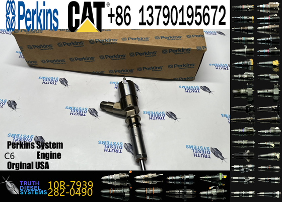 Diesel Fuel Injectors 320-0688 3200688 10R-7939 2645A747 Injector Fuel for Ccaterpillar D6N C6.6 Engine Parts Excavator Accessory