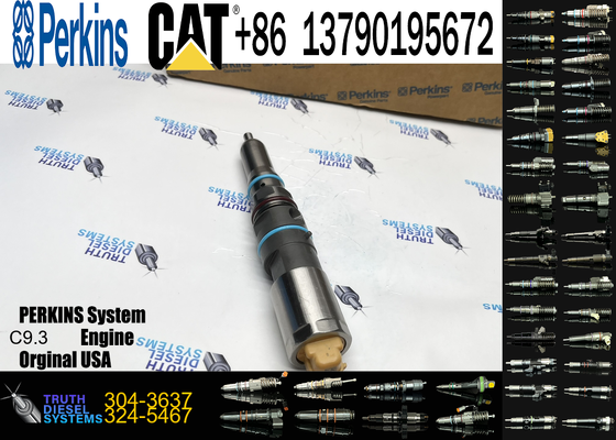 Diesel Fuel Injector 304-3637 3043637 for C9.3 Engine D6T D7E E336F Excavator Autoparts