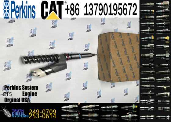 Genuine for Ccaterpillar Fuel Injector 249-0709 2490709 New Engine Part CAT C15 Diesel Engine Construction Machinery Equipment