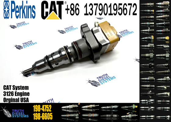 CAT common rail injecto 4CR0197 174-7526 198-4752 is suitable for CAT3126 diesel engine injector assembly