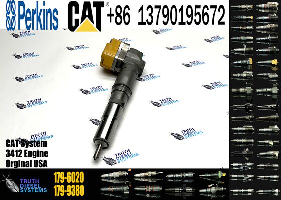 For 3412E Engine diesel fuel Injector 174-7528 20R-4148 179-6020 or excavator 3412E injector 179-6020 For 3412E Engine