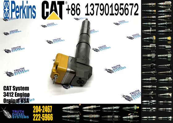 High Quality Stainless Steel Diesel Injector Assembly for Engine 3412E Model Numbers 198-6877 204-2467 232-1170 232-1175