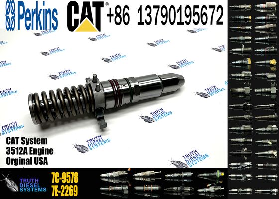 Best-selling Model Common Rail Diesel Injector 0R-2923 4P-9076 7C-9578 for CAT 3508 3512 3516 Engine Truck Engine Parts