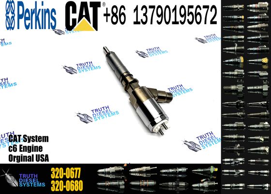 Diesel Injector 320-0677 320-0680 320-0690 10R-7671 2645A746 Fuel Injectors for CAT C4.4 C6.6 Engine Construction Accessories