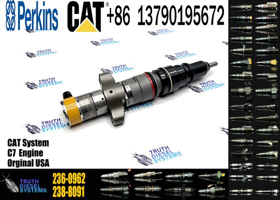 Genuine 236-0962 Reman10R7224 for Ccaterpillar Fuel Injector C-9 Engine 330C 637G Excavators Construction Machinery Parts New