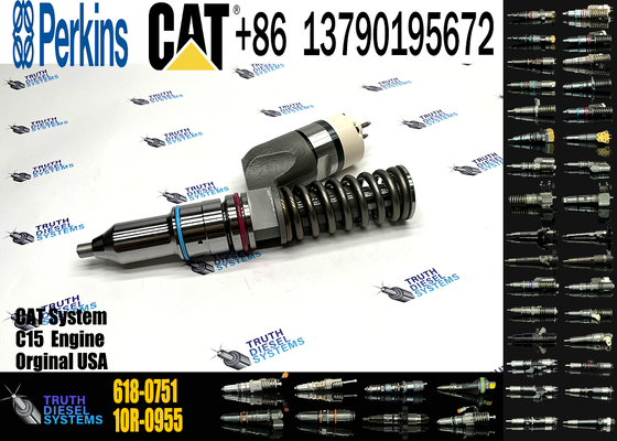 Common Rail Injector 30R-0004 618-0751 for C15 C27 C32 C27 Engine/Tractor D10N D10T D10T2 Loader 990H 990K 6-Month
