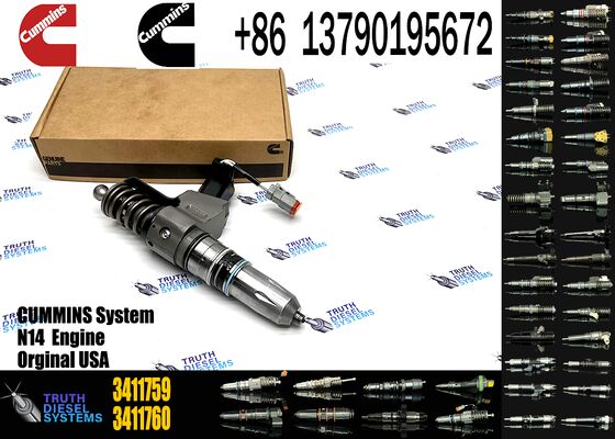 High Quality and Durable Engine Assembly Components Fuel Injector 3411759 3411762 3411845 4026222 for Ccummins N14 Engine