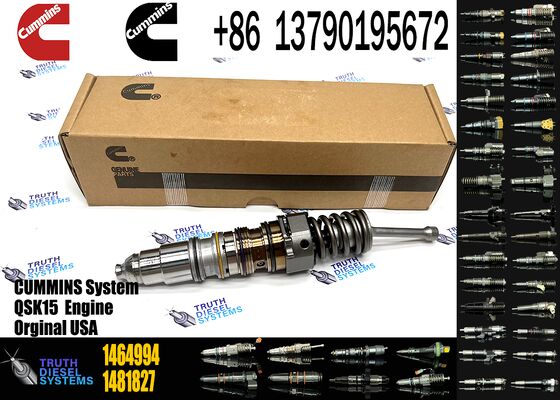 High Quality Construction Machinery Parts Common Rail Fuel Injector 1464994 4088725 for Cum-mins QXS15 ISX15 Sca-nia HPI Engine