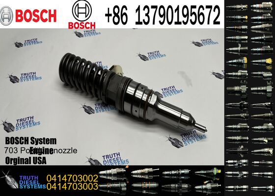 Reman Fuel Injector 0414703002 0414703003 0414703005 0414703007 0986441028 0986441029 0986441030 for Detroit Ccummins 12.7L 14.0L
