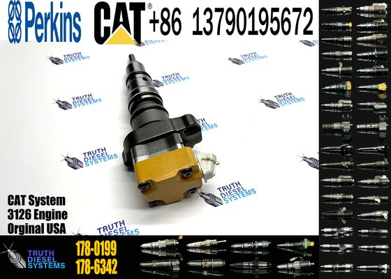 Diesel Engine Fuel Injector Excavator Accessories Diesel Motor Parts 178-0199 1780199 for CCaterpillar CAT 3126B 3126E 322C 322C