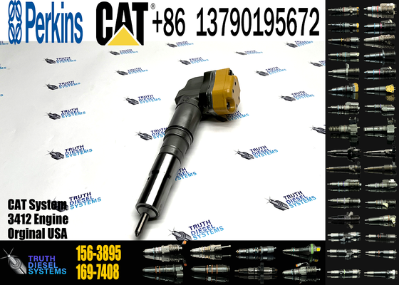 Fuel Injector 156-3895 111-7916 198-4752 20R-5392 198-6877 169-7408 171-9704 for C-A-T CCaterpillar 3412 Engine