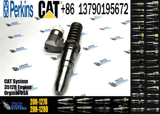 3512B Diesel Engine Parts Fuel Injector 162-8809 0R-3539 162-8813 386-1766 20R-1278 for CAT CCaterpillar Construction Machinery