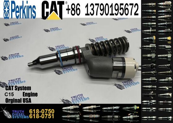Construction Machinery Parts Fuel Injector 618-0750 374-0750 6180750 Fuel Injector for Engine C15 C18 E365C 3406E 374D