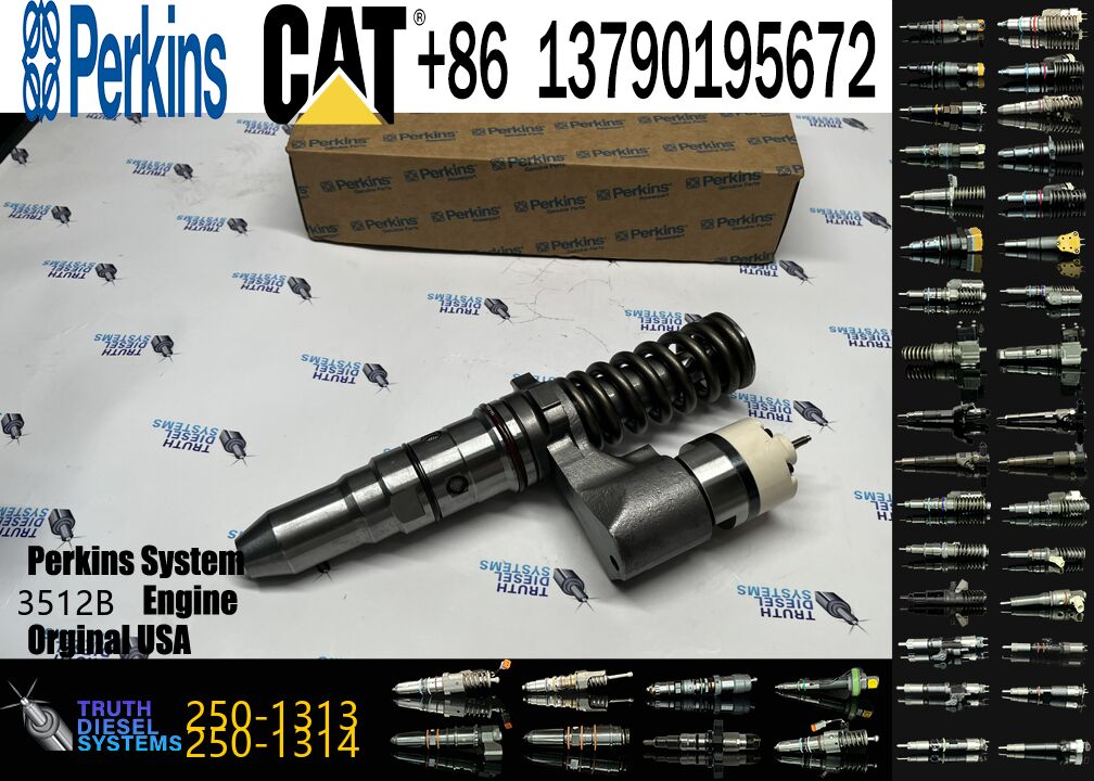 250-1313 Fuel Injector 2501313 Construction Machinery Excavator Parts ...