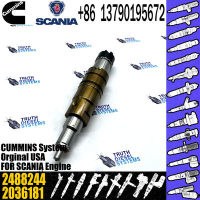 Common Rail Fuel Injector 2488244 2036181 1948565 2029622 2086663 2057401 for Scania Cummins QSX15