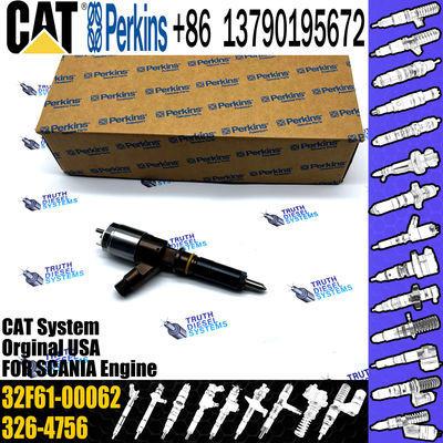 E320D injector 326-4700 10R-7675 fuel Injector Nozzle 32F61-00062 3264700 for C6.4 engine