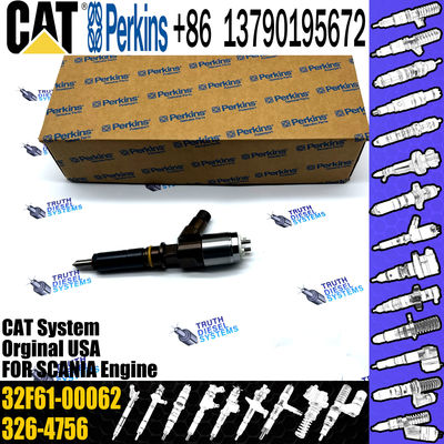 E320D injector 326-4700 10R-7675 fuel Injector Nozzle 32F61-00062 3264700 for C6.4 engine