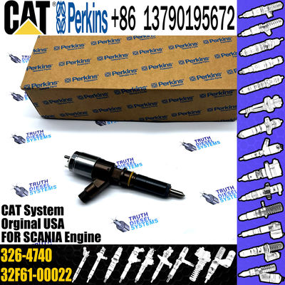 Common Rail Fuel Injector 32F61-00022 10R-7676 326-4740 for excavator CAT C4.2
