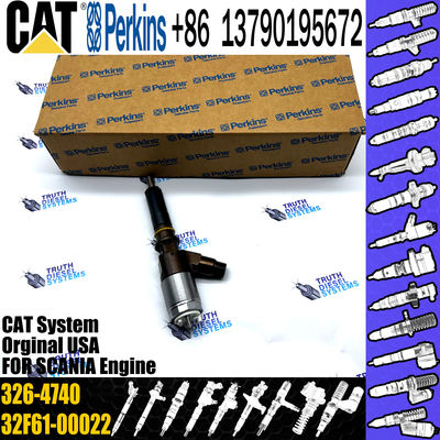 Common Rail Fuel Injector 32F61-00022 10R-7676 326-4740 for excavator CAT C4.2
