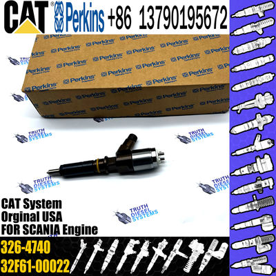 Common Rail Fuel Injector 32F61-00022 10R-7676 326-4740 for excavator CAT C4.2