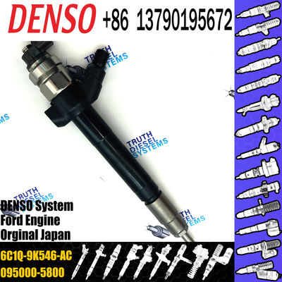 Diesel Inyector Common Rail Fuel Injector 0950005801 6C1Q-9K546-AC 095000-5800 095000-5801 for FORD Transit