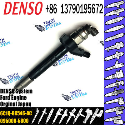 Diesel Inyector Common Rail Fuel Injector 0950005801 6C1Q-9K546-AC 095000-5800 095000-5801 for FORD Transit