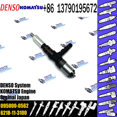 Common Rail Injector 9709500-056 095000-0561 095000-0562 for KOMATSU pc400-7 WA500-6 6218-11-3101 6218-11-3102