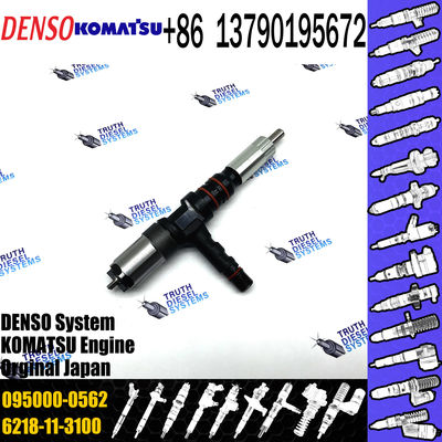 Common Rail Injector 9709500-056 095000-0561 095000-0562 for KOMATSU pc400-7 WA500-6 6218-11-3101 6218-11-3102